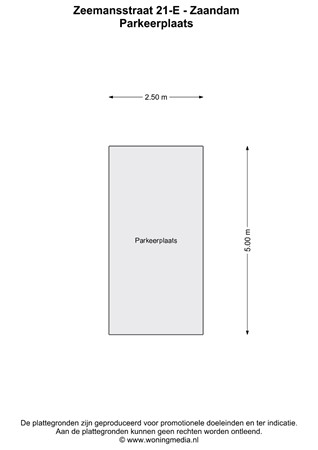 Floor plan - Zeemansstraat 21E, 1506 CS Zaandam 